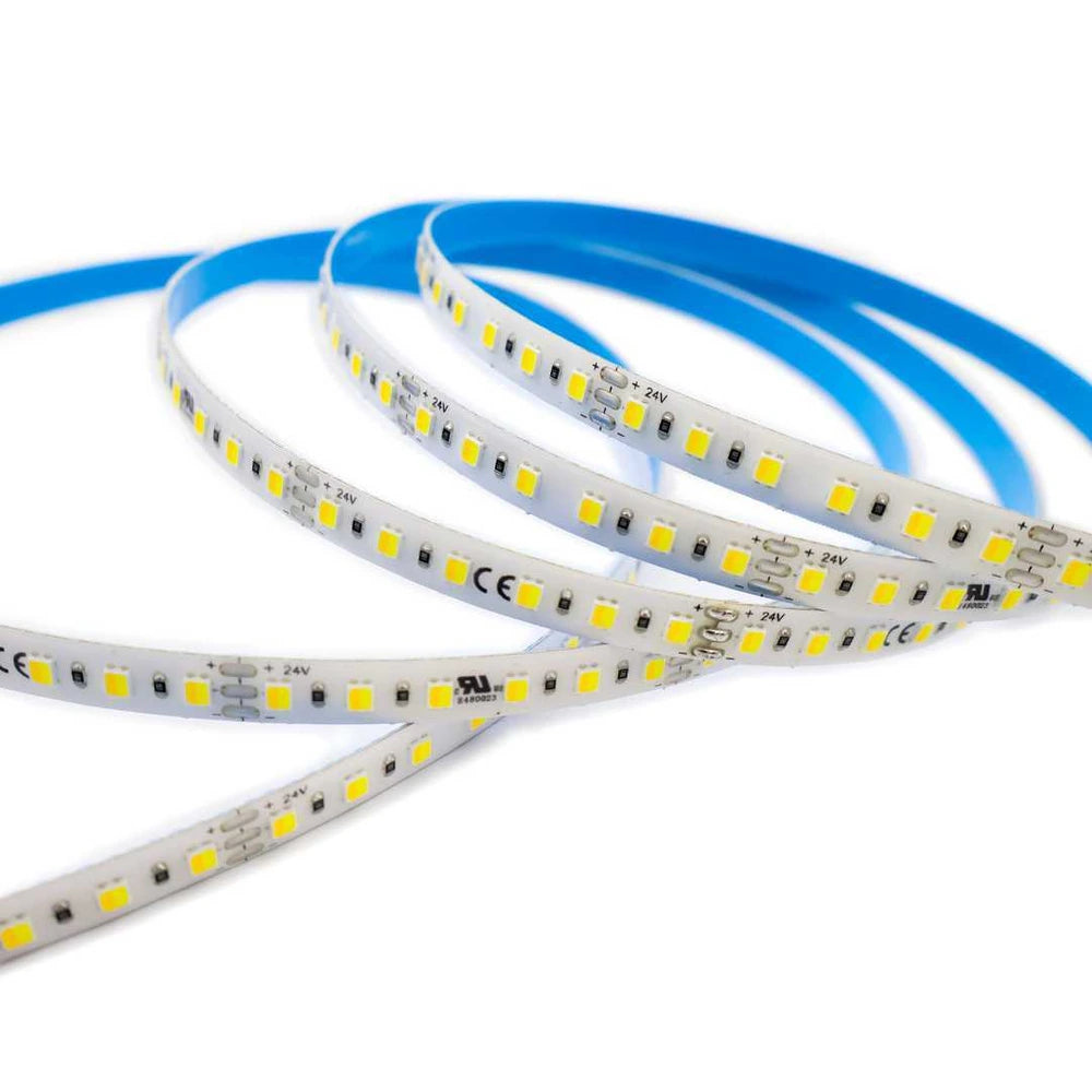IP65 waterproof 8mm 2835 tunable white LED strip light, 120 LEDs/m 24V