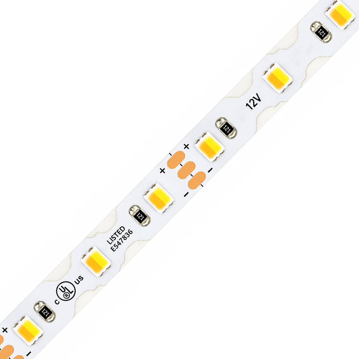 Bendable White LED Strip Lights – 8mm, 120 LEDs/m, 12V, SMD 2835