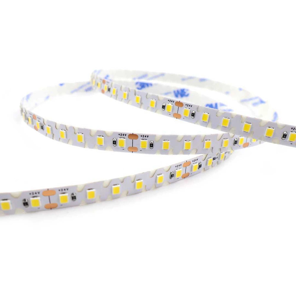 Bendable White LED Strip Lights – 8mm, 120 LEDs/m, 24V, SMD 2835