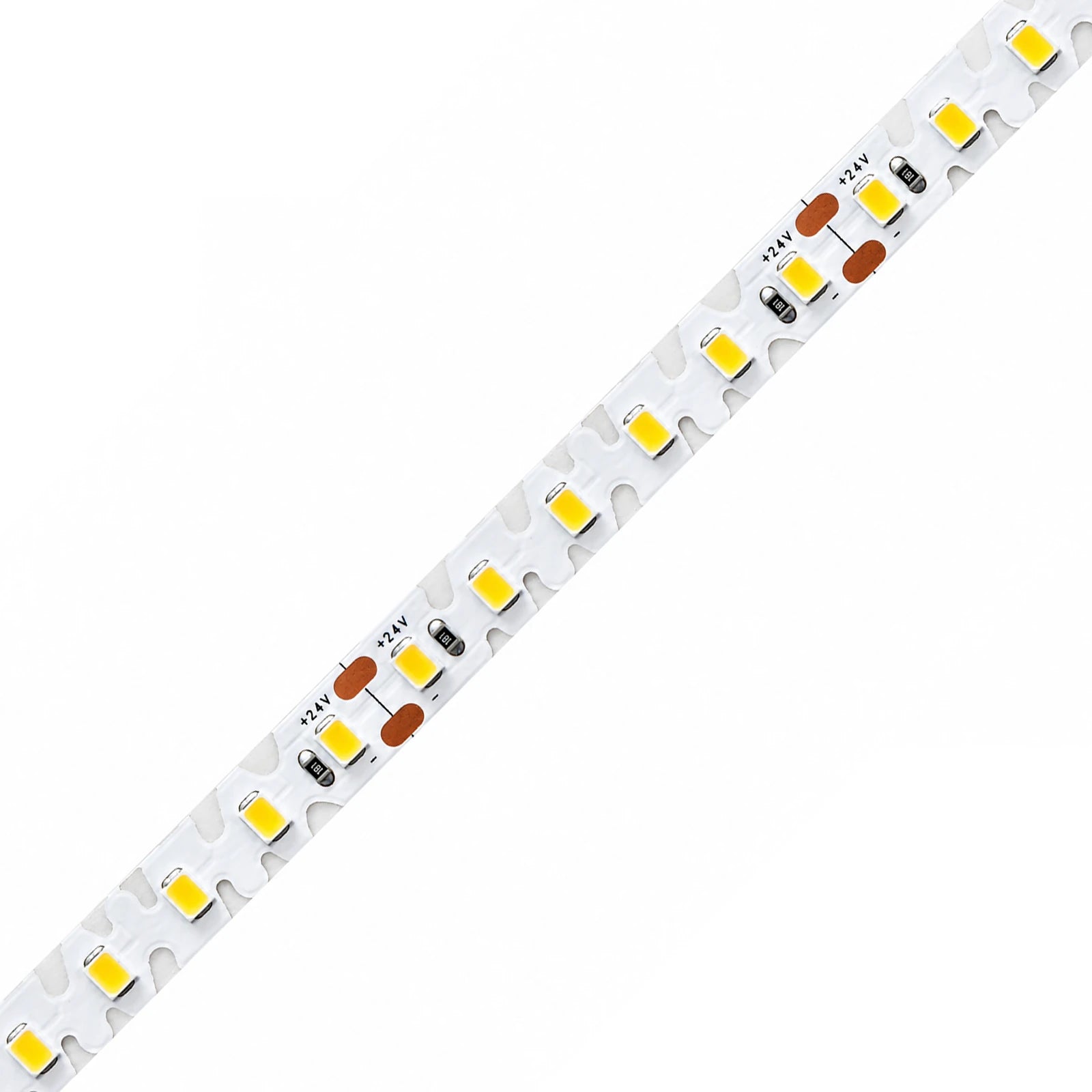 8mm SMD 2835 Sawtooth Bendable 2-in-1 Tunable White LED Strip Light, 120 LEDs/m, 24V