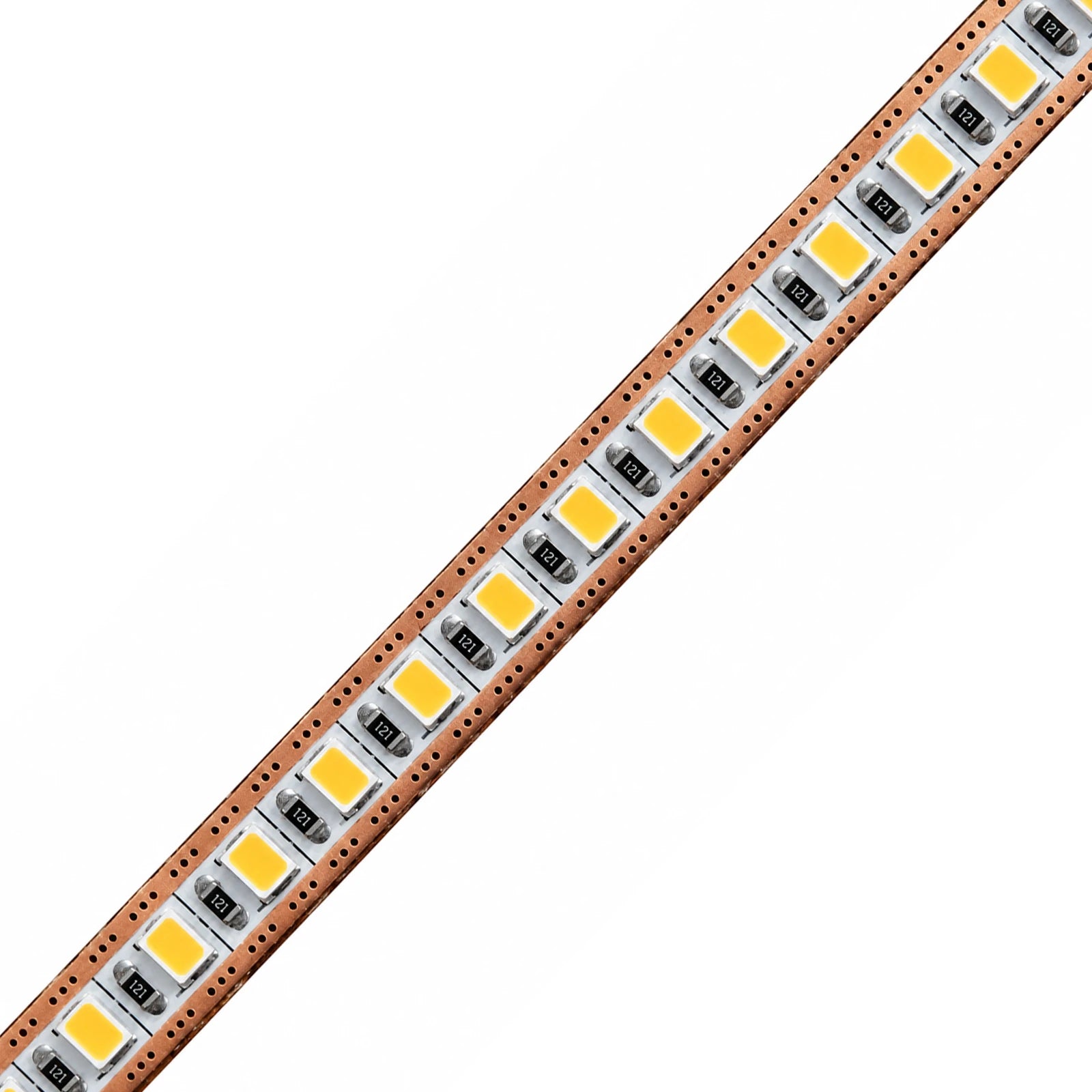 Single-LED Cuttable White LED Strip Lights – 8mm, 150 LEDs/m, 12V/24V, SMD 2835