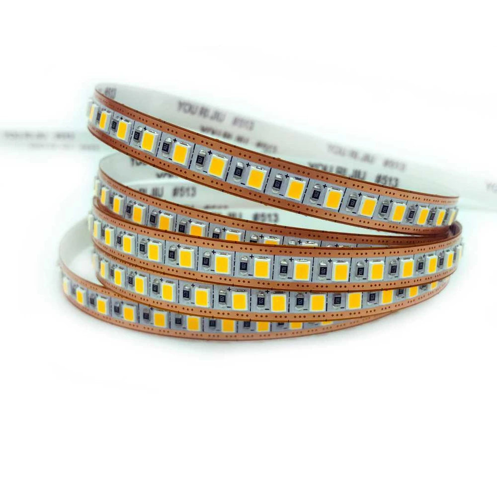 Single-LED Cuttable White LED Strip Lights – 8mm, 150 LEDs/m, 12V/24V, SMD 2835
