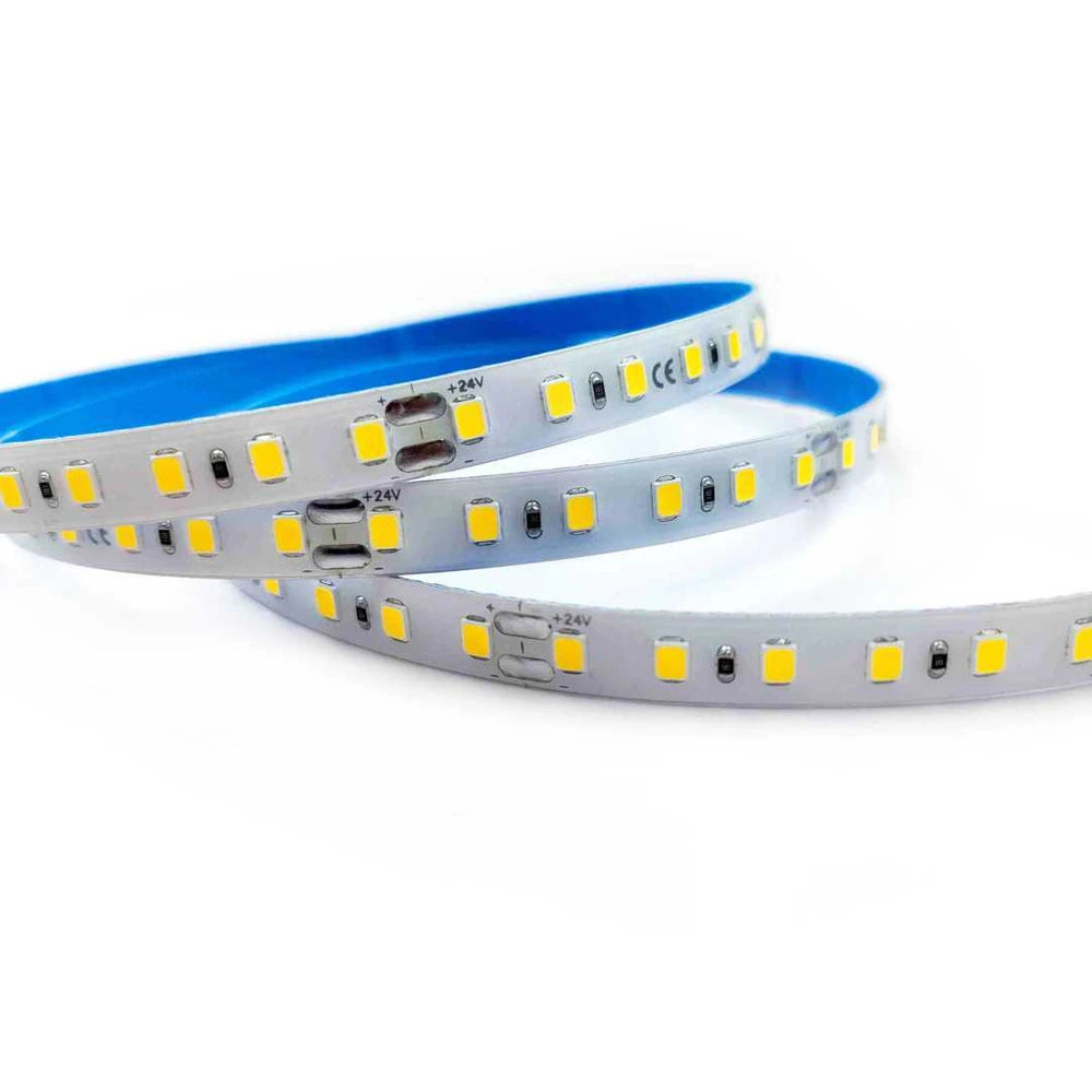 8mm SMD 2835 Waterproof White LED Strip Light, 120 LEDs/m, 24V