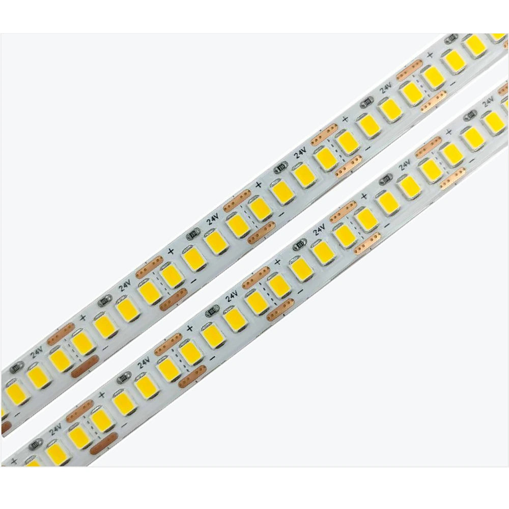 24V White LED Strip Lights – 8mm, 240 LEDs/m, 24V, SMD 2835