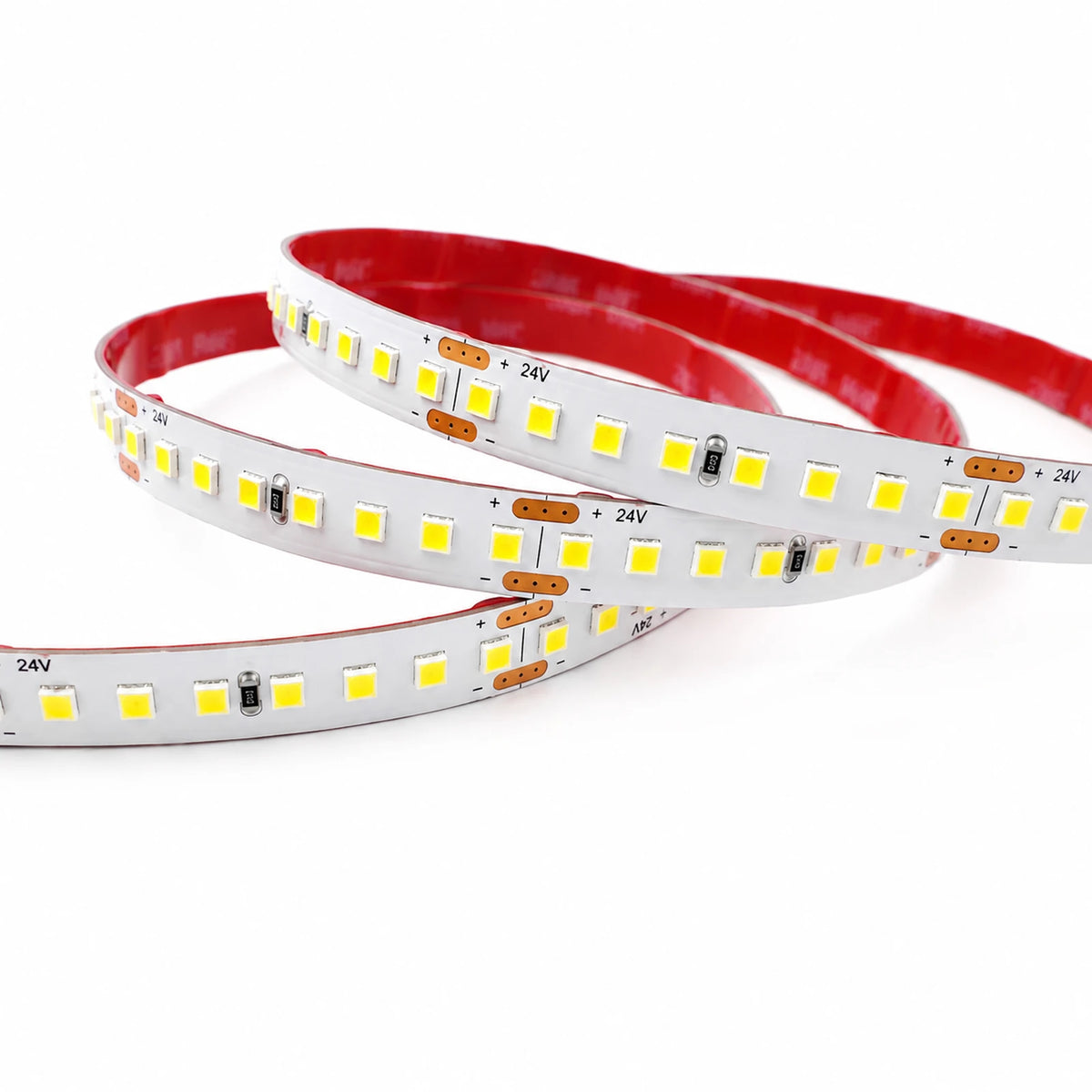 24V White LED Strip Lights – 10mm, 160 LEDs/m, 24V, SMD 3030