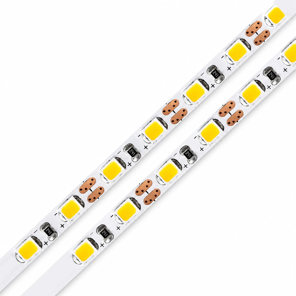 Side-Emitting White LED Strip Lights – 4mm, 120 LEDs/m, 12V, SMD 2835