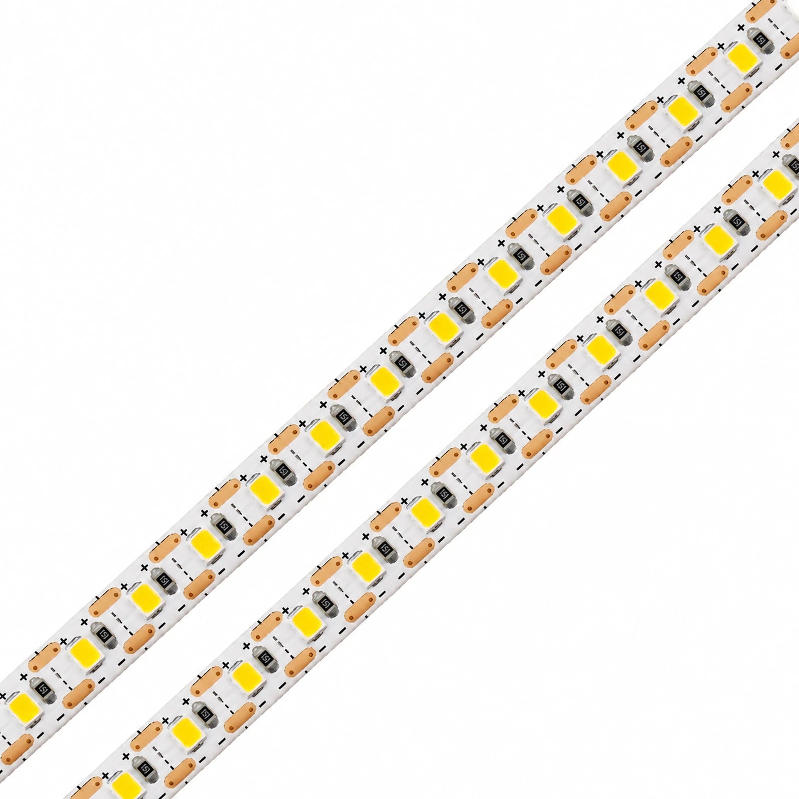 Single-LED Cuttable White LED Strip Lights – 7.7mm, 120 LEDs/m, 5V/12V/24V, SMD 2835