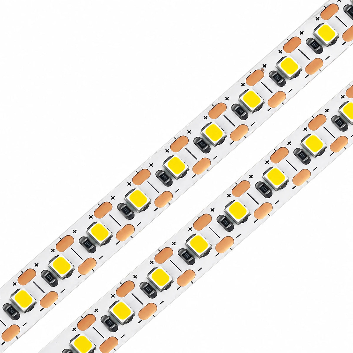 Single-LED Cuttable White LED Strip Lights – 8mm, 120 LEDs/m, 5V/12V/24V, SMD 2835