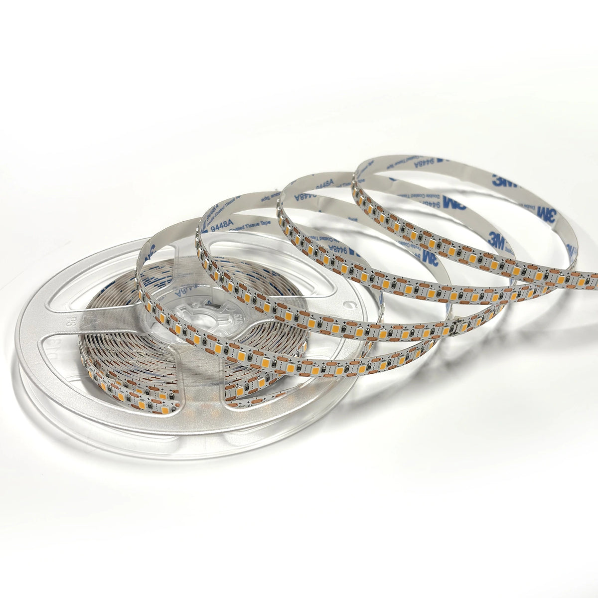 Single-LED Cuttable White LED Strip Lights – 7.7mm, 120 LEDs/m, 5V/12V/24V, SMD 2835