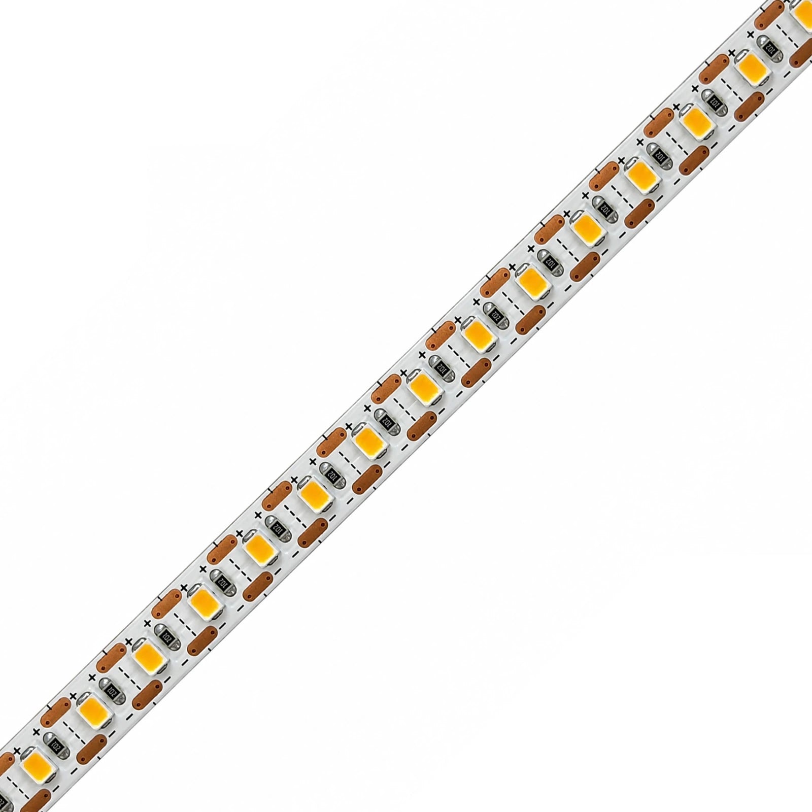 Single-LED Cuttable White LED Strip Lights – 7.7mm, 120 LEDs/m, 5V/12V/24V, SMD 2835