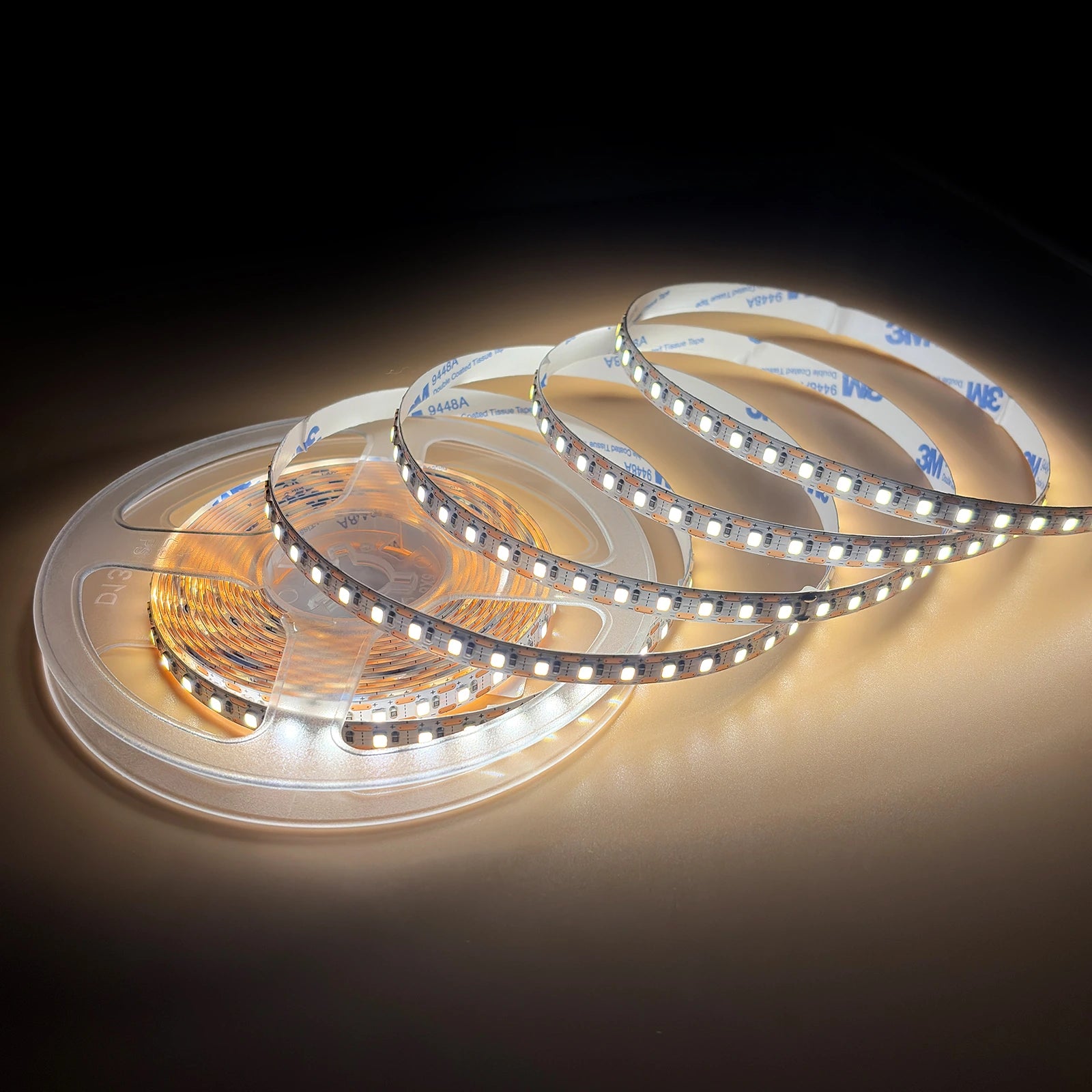 Single-LED Cuttable White LED Strip Lights – 7.7mm, 120 LEDs/m, 5V/12V/24V, SMD 2835