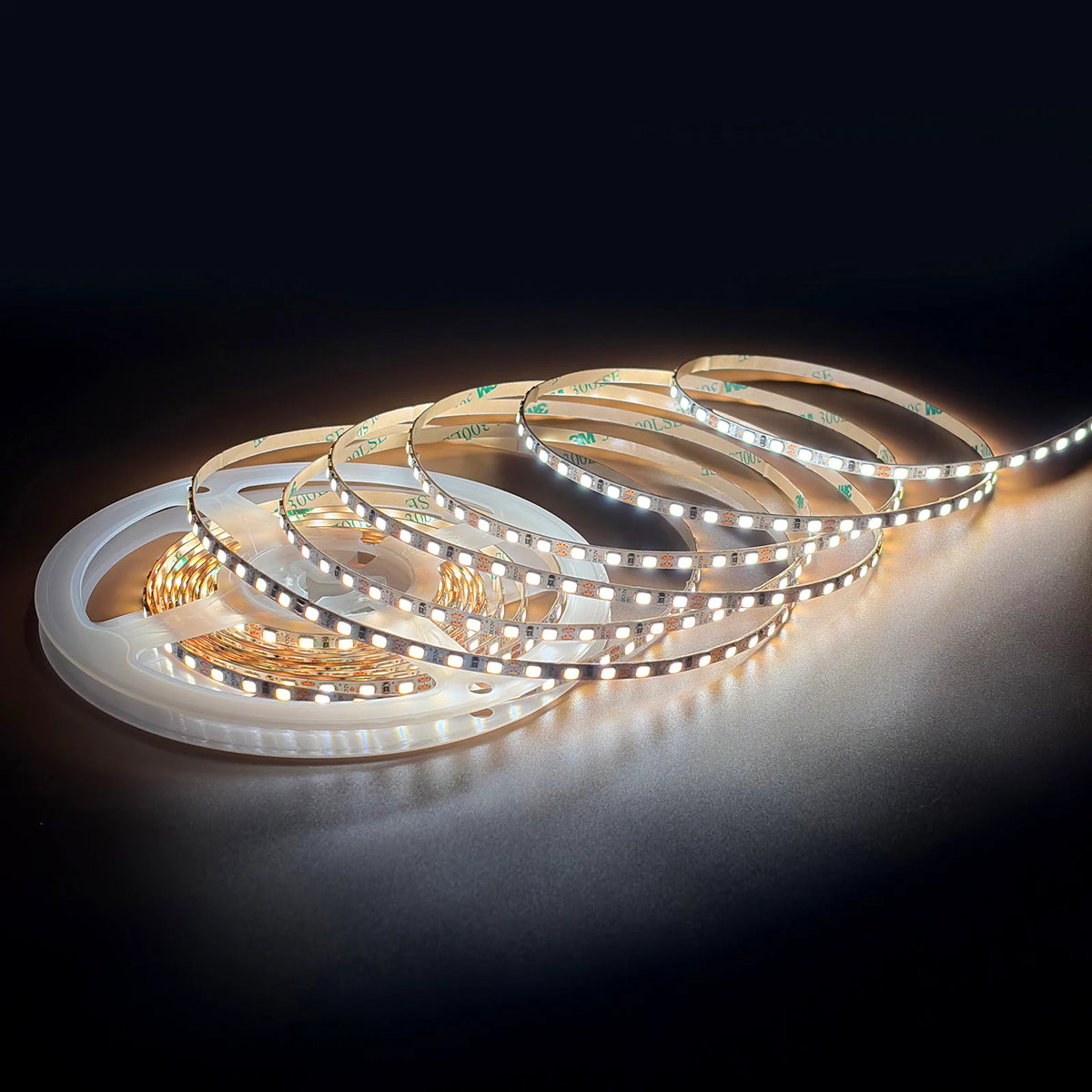Ultra-Narrow White LED Strip Lights – 4mm, 120 LEDs/m, 12V, SMD 2835