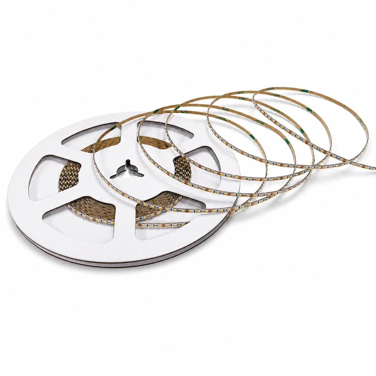 Ultra-Narrow White LED Strip Lights – 2.6mm, 216 LEDs/m, 12V, SMD 1515