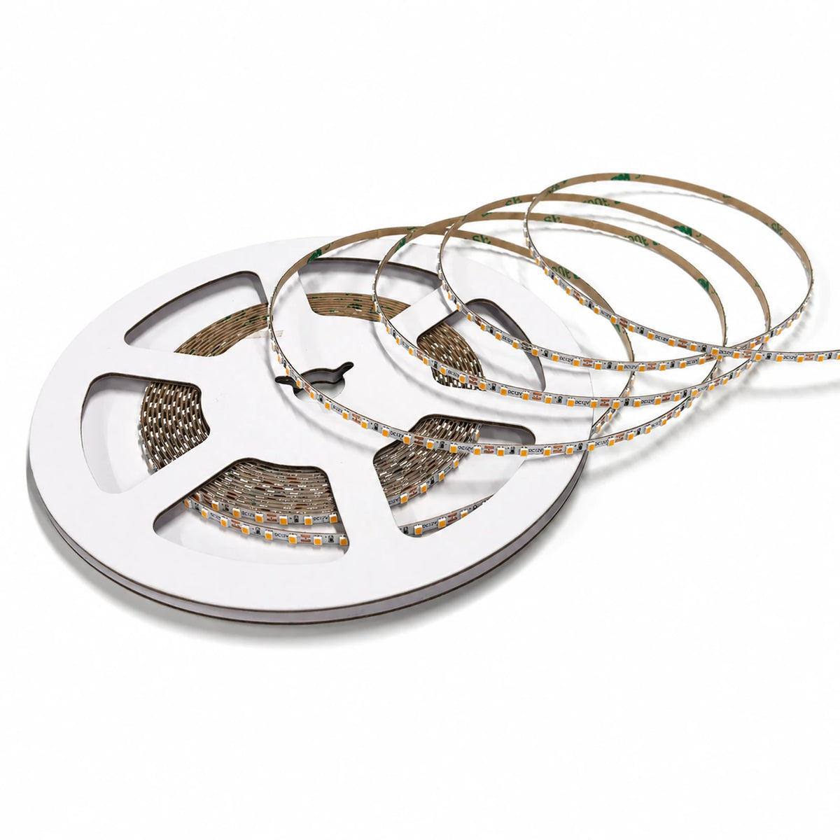 Ultra-Narrow White LED Strip Lights – 3mm, 168 LEDs/m, 12V, SMD 2025