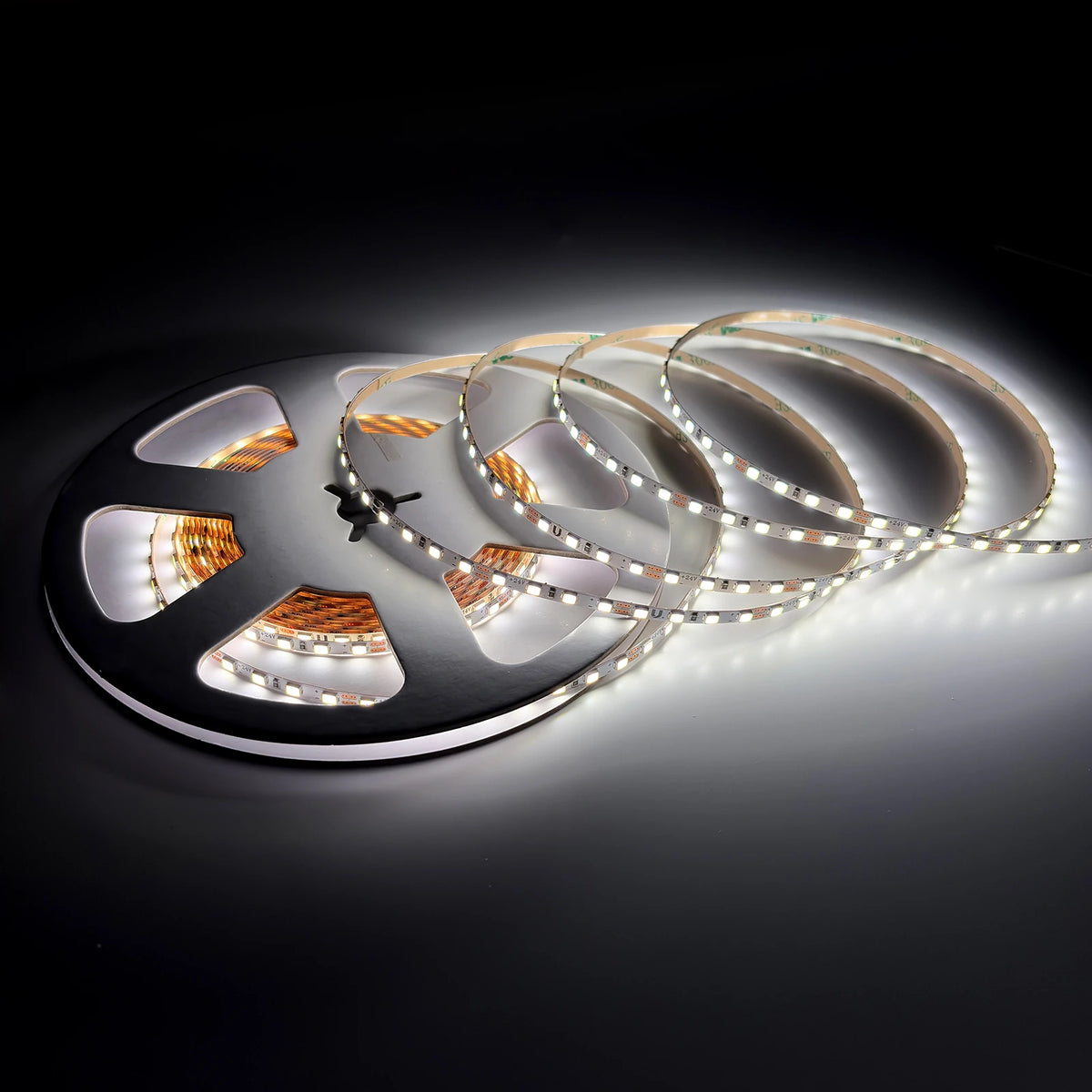 Ultra-Narrow White LED Strip Lights – 4mm, 120 LEDs/m, 24V, SMD 2835