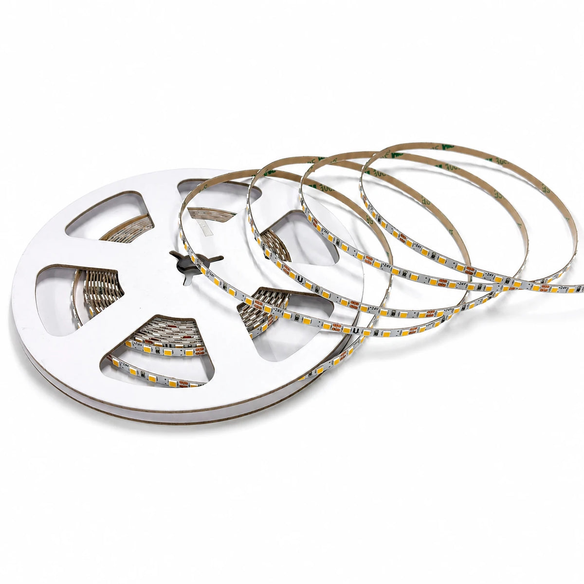 Ultra-Narrow White LED Strip Lights – 4mm, 120 LEDs/m, 24V, SMD 2835